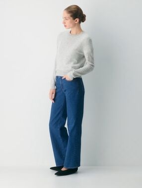 Aritzia Denim Forum Womens Lana Mid-Rise Wide Leg Jeans Size 32 NWT